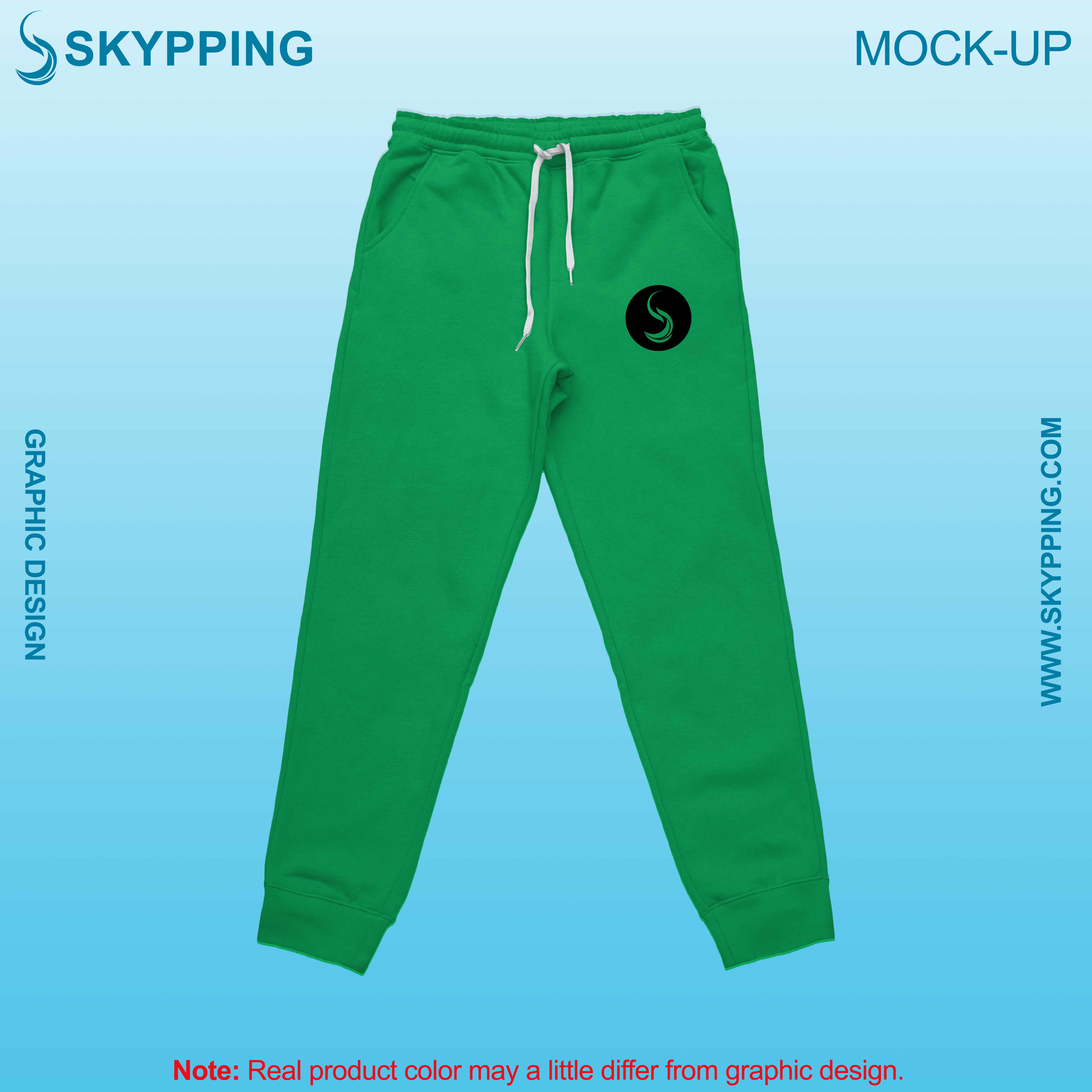 Sweatpant with Crossed Pocket and Ribbed Bottom